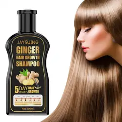 Ginger Essence Shampoo Anti Hair Loss Oil Control Dandruff Removal Moisturizing Nourishing Scalp Repair Damaged Regrowth Shampoo