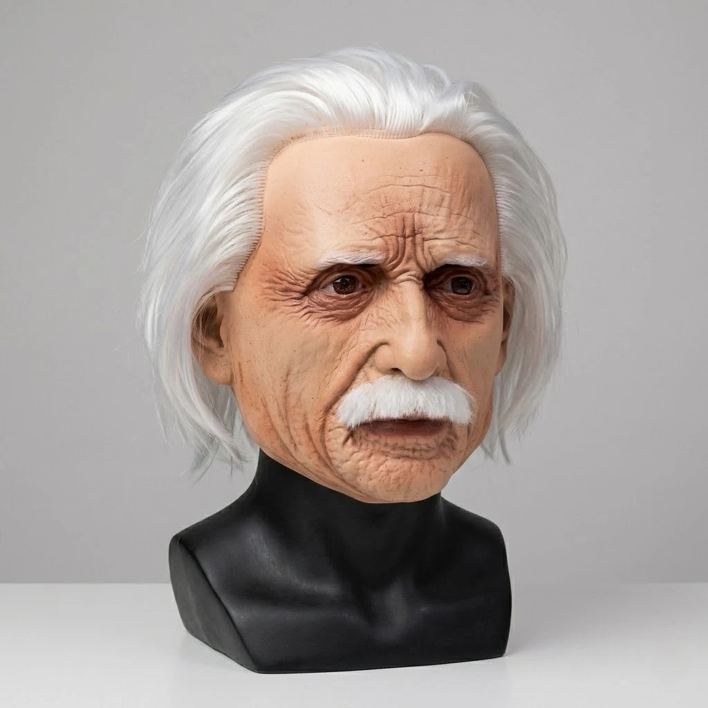 Máscaras De Ancianos De Látex Realistas, Máscaras Viejas Con Cabello Blancos Y Barba, Rímel De Ancianos Realista, Con Transpirable, 38.5x27x21.5cm, Para Mascarada, Espectáculo De Escenario, Cosplay Máscaras De Ancianos De Látex Realistas, Máscaras Viejas Con Cabello Blancos Y Barba, Rímel De Ancianos Realista, Con Transpirable, 38.5x27x21.5cm, Para Mascarada, Espectáculo De Escenario, Cosplay