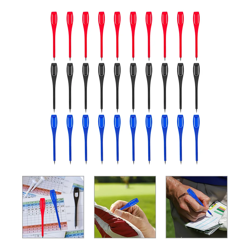 30 Pcs Scoring Pencil Golfing Sketching Plastic Golfs Pencils Non Supplies Household