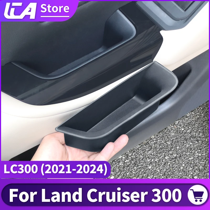 

Подходит для Toyota Land Cruiser Lc300, J300, 2021, 2022, 2023, 2024, коробка для хранения на дверь автомобиля, модифицированные аксессуары для украшения слотов на дверь