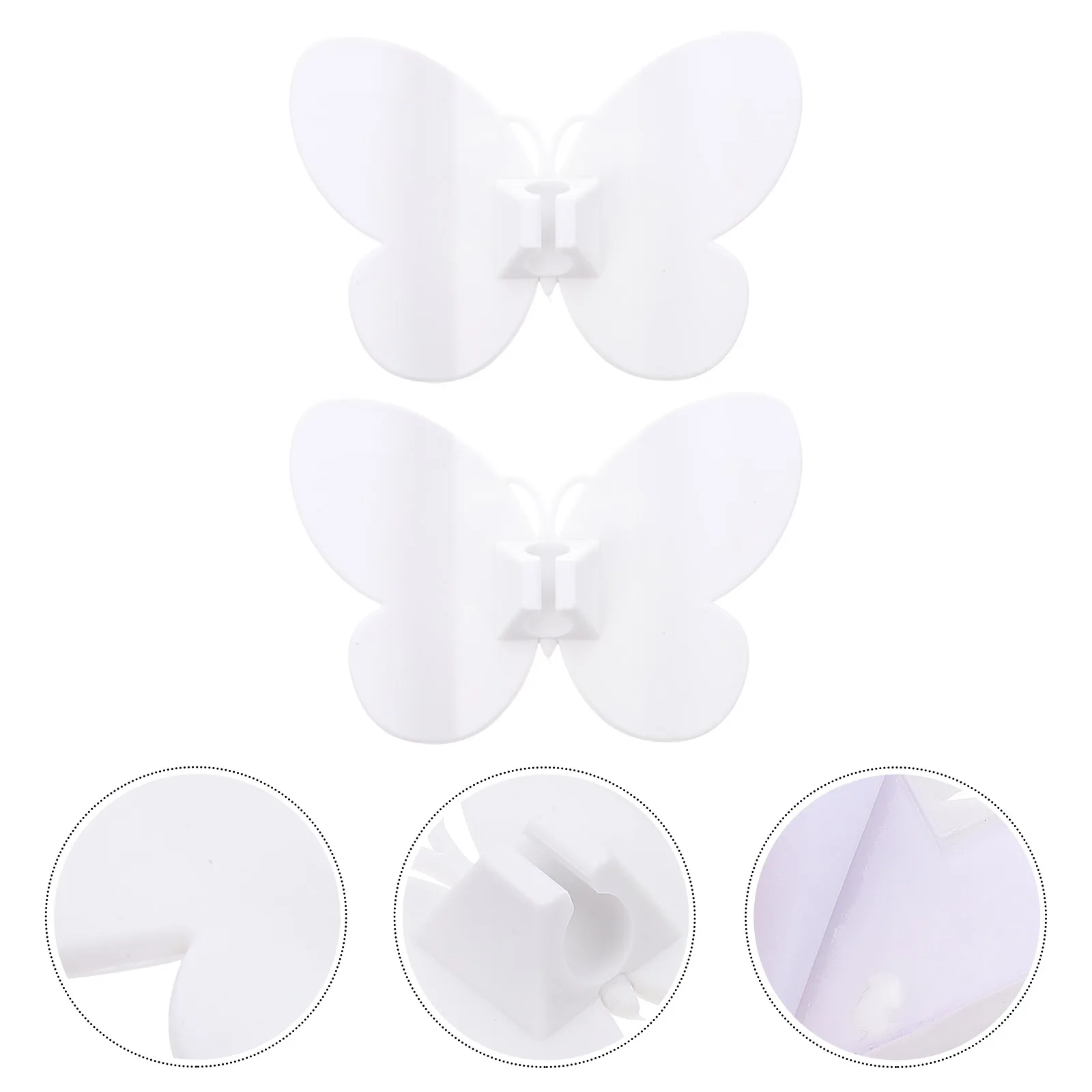 

2pcs Cable Holders Wire Organizers Silicone Wear-Resistant Adhesive Cord Organizers For Home Decorative Space-Saving Household