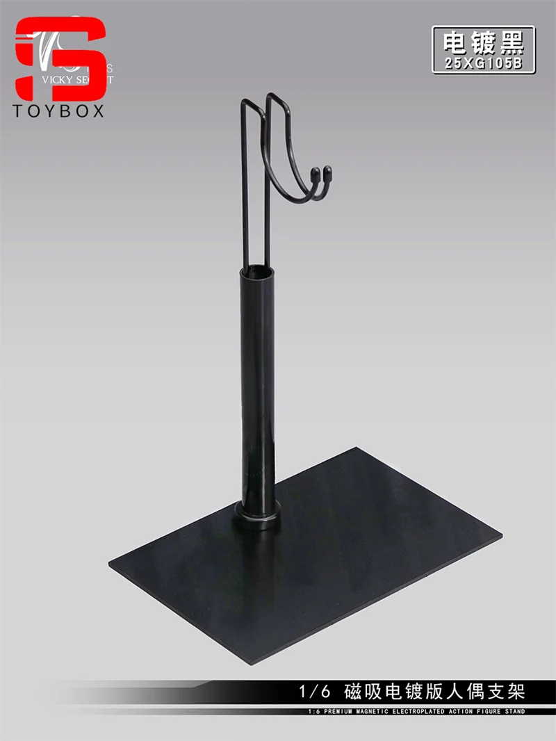 VSTOYS 25XG105 Metalowy Stojak Podpórka Pod Model Żołnierza w Skali 1/6 Pasuje do Figurki Akcji Żołnierza 12''