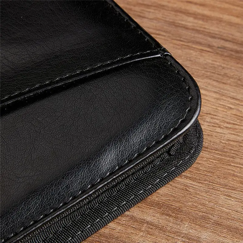 baay-leather-portfolio-professional-business-padfolio-with-zipper-interview-resume-notefolio-premium-document-organize