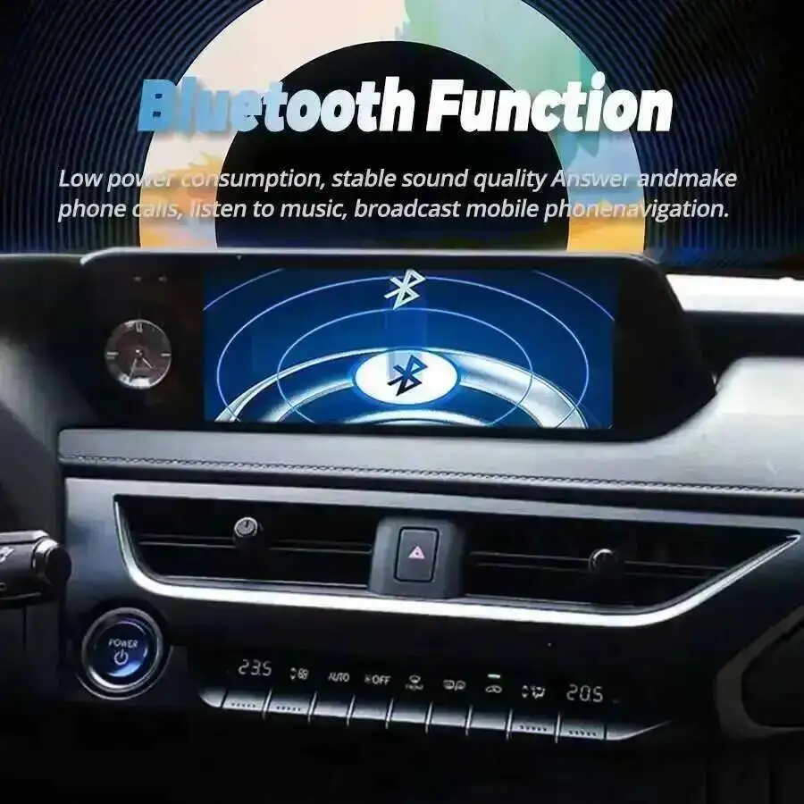 Stereo Head Unit Carplay For Lexus UX250H UX260h 2019 10.25INCH 256GB Navi Android 14 Qled Screen Bluetooth Navirider Car Radio