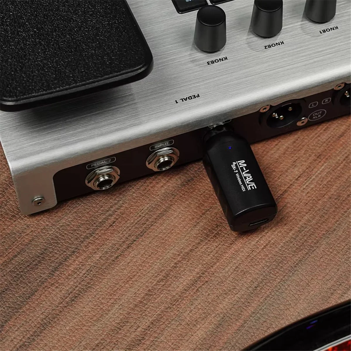 Adattatore MIDI M-VAVE SK7 Mini ricevitore Midi wireless ricaricabile/trasmettitore Adattatore sistema di trasmissione Supporto Plug and Play