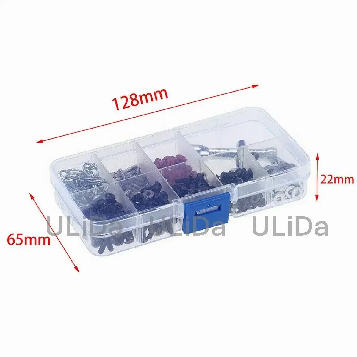 270Pcs Repair Tool and Screws Box Set for 1/10 RC Car HSP Traxxas Axial SCX10 include Hexagon Wrench Repair Tool