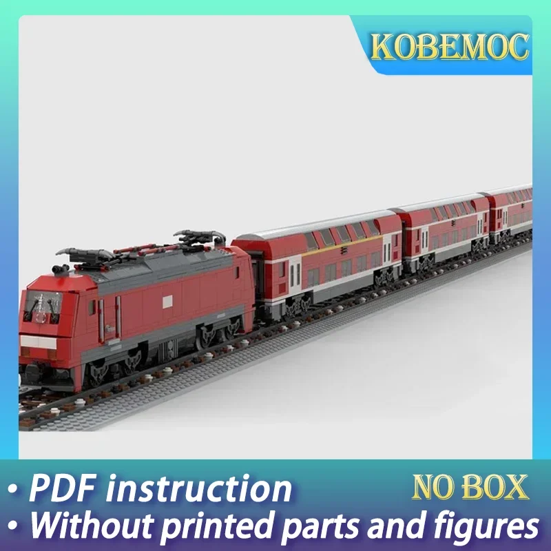 

Moc Building Bricks Car Model German double flat Regional Train Technology Modular Blocks Gifts Christmas Toys DIY Sets Assembly
