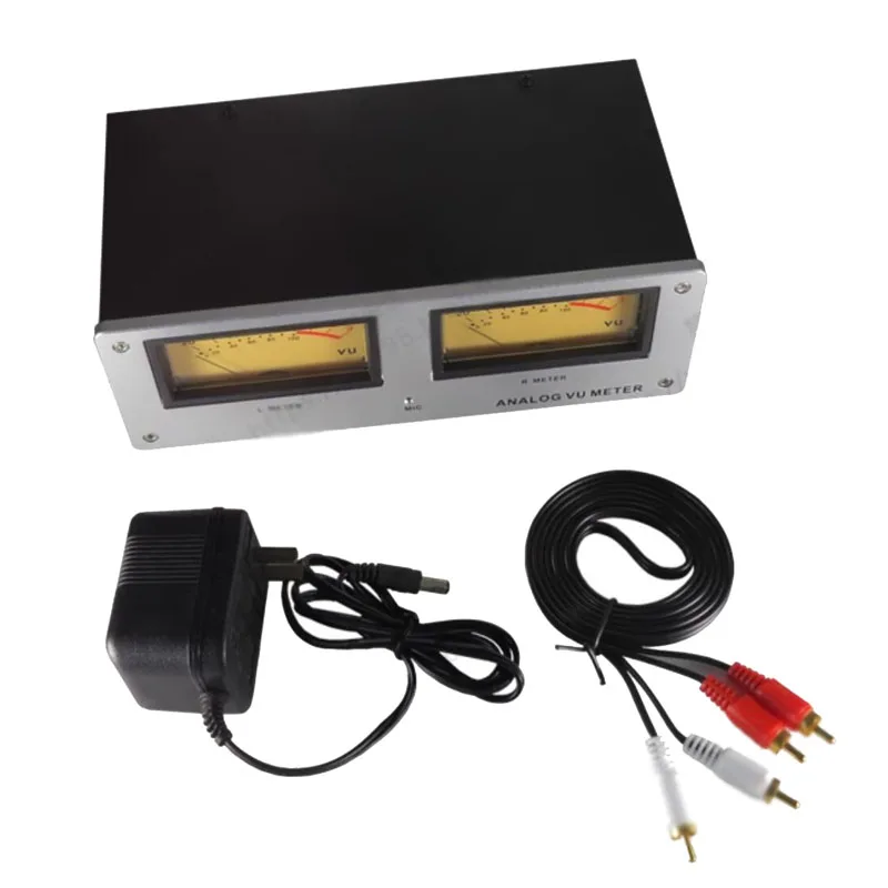MIC-73 Voice-Controlled Square Vacuum Gauge, Aluminum Plate, Warm Backlight, Plug & Play