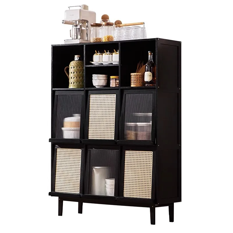 

Kitchen storage rack, kitchen supplies, household shelves, side cabinets, multi-layer