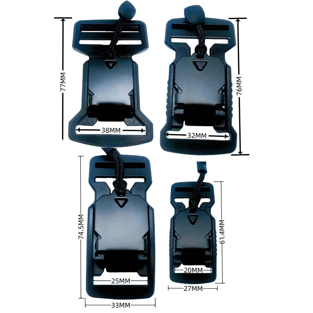 1PCS Quick Release Magnetic Buckle for Men's Belt Molle Backpack Garment Accessories 20/25/32/38mm Sizes Available