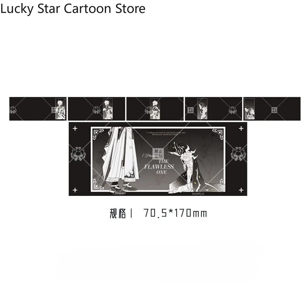 Honkai: 스타 레일 Phainon 아크릴 컬러 종이 배지 격자 카드 티켓 스텁 코스프레 컬렉션 게임 애니메이션 할로윈 선물