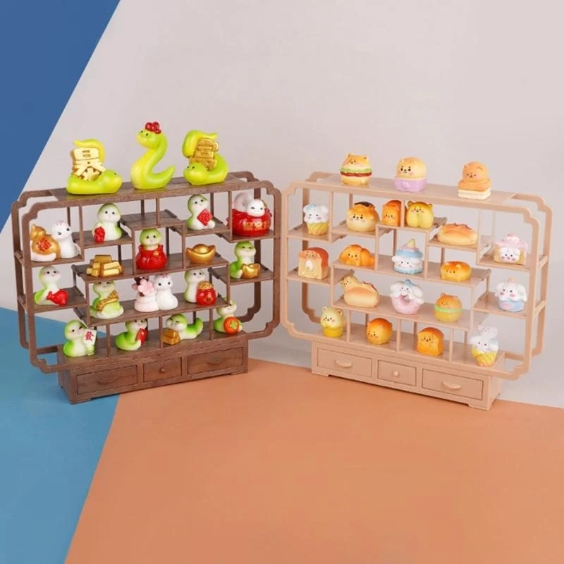 Scaffale creativo che incastra insieme per costruire scene in miniatura e zone gioco 15UB