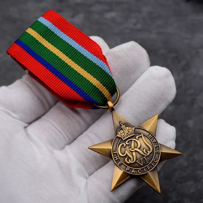 Montgomery Medal Star Badge Brooch Pin Replica Italy African French German Atlantic Pacific Arctic European Flight Team Myanmar