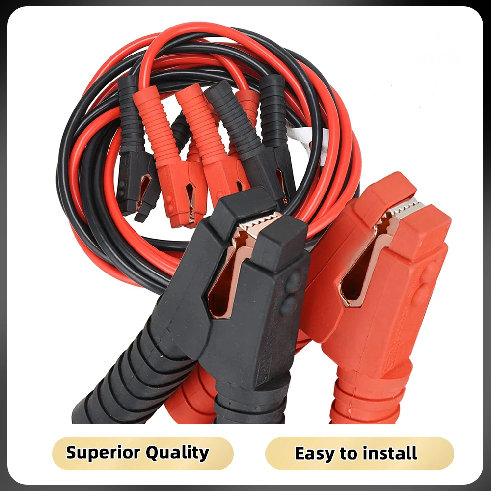 Podofo Jumper 3000A 2×6M 50mm2 Kabels Heavy Duty Booster Jumper Kabels Autokabels Noodstartlijn voor Auto Van Vrachtwagen