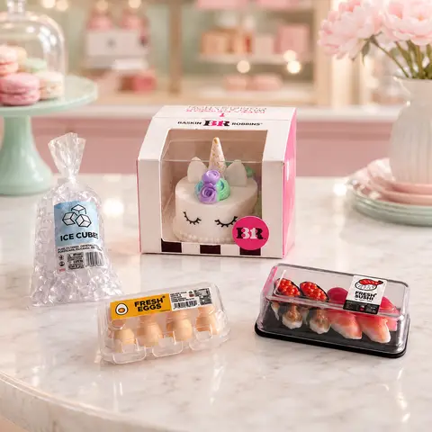 Fill The Fridge Hidden Mini Sushi Cake Miniature Toy Mini Kitchen Toy for Miniature Room