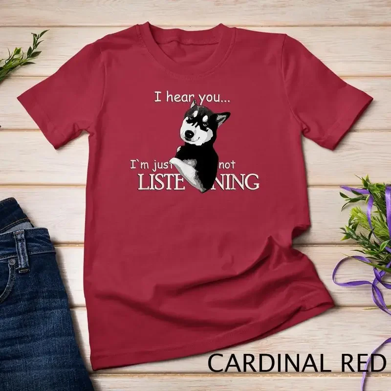 Siberian Husky Dog Shirt Husky Dog Lovers Unisex T shirt