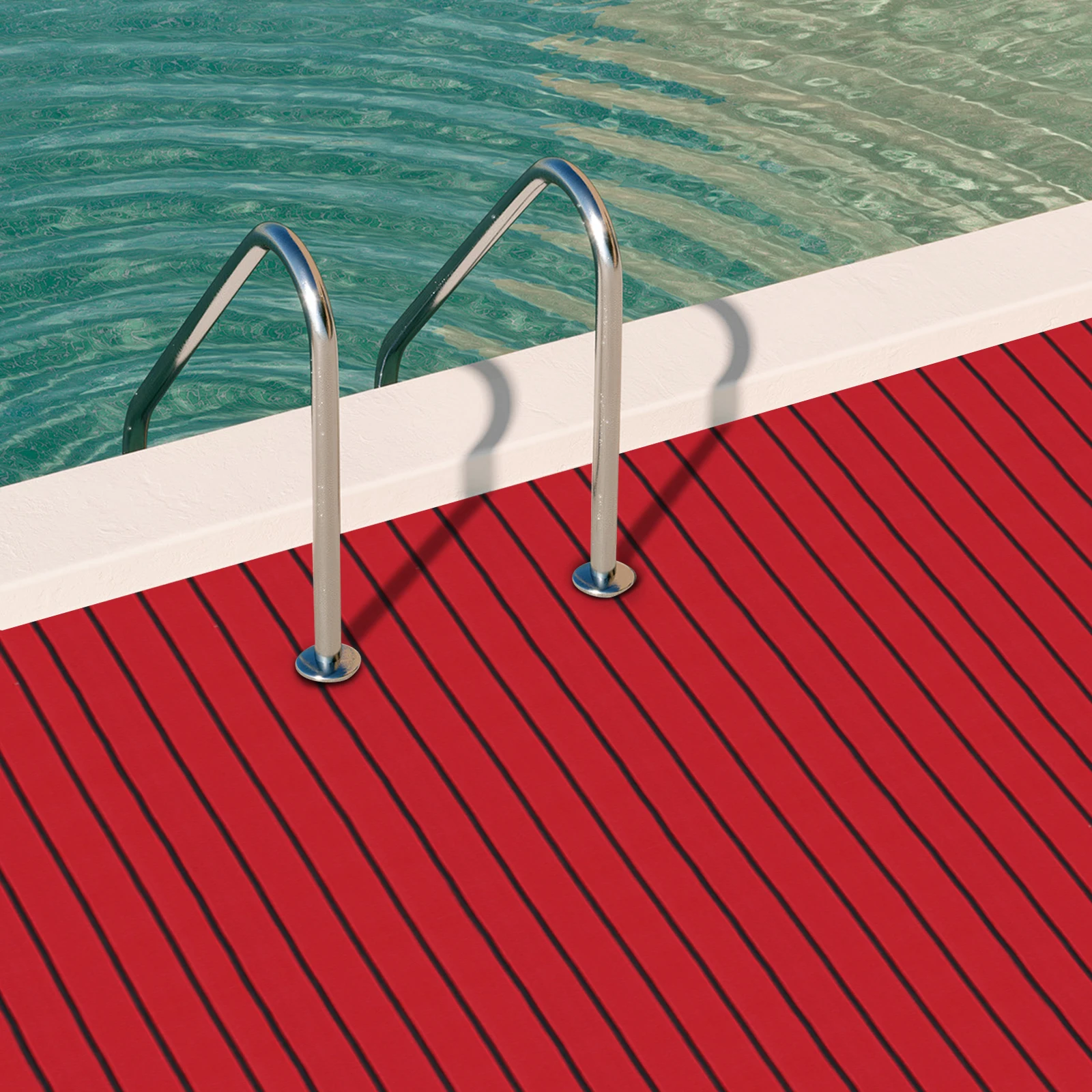 

Deck Flooring Decking EVA Foam Faux Teak Seadek Marine Carpet Flooring Sea Deck Boat Flooring Non-Slip Mats for Yacht