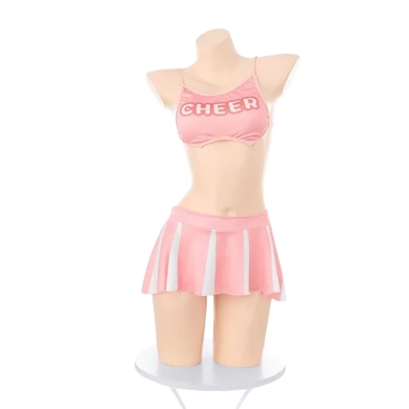 

Аниме Cheering Team Косплей Костюм Сексуальная Униформа Черлидинга Топ Юбка Костюм для Женщин Хэллоуин Карнавальная Вечеринка Ролевая Игра Наряд