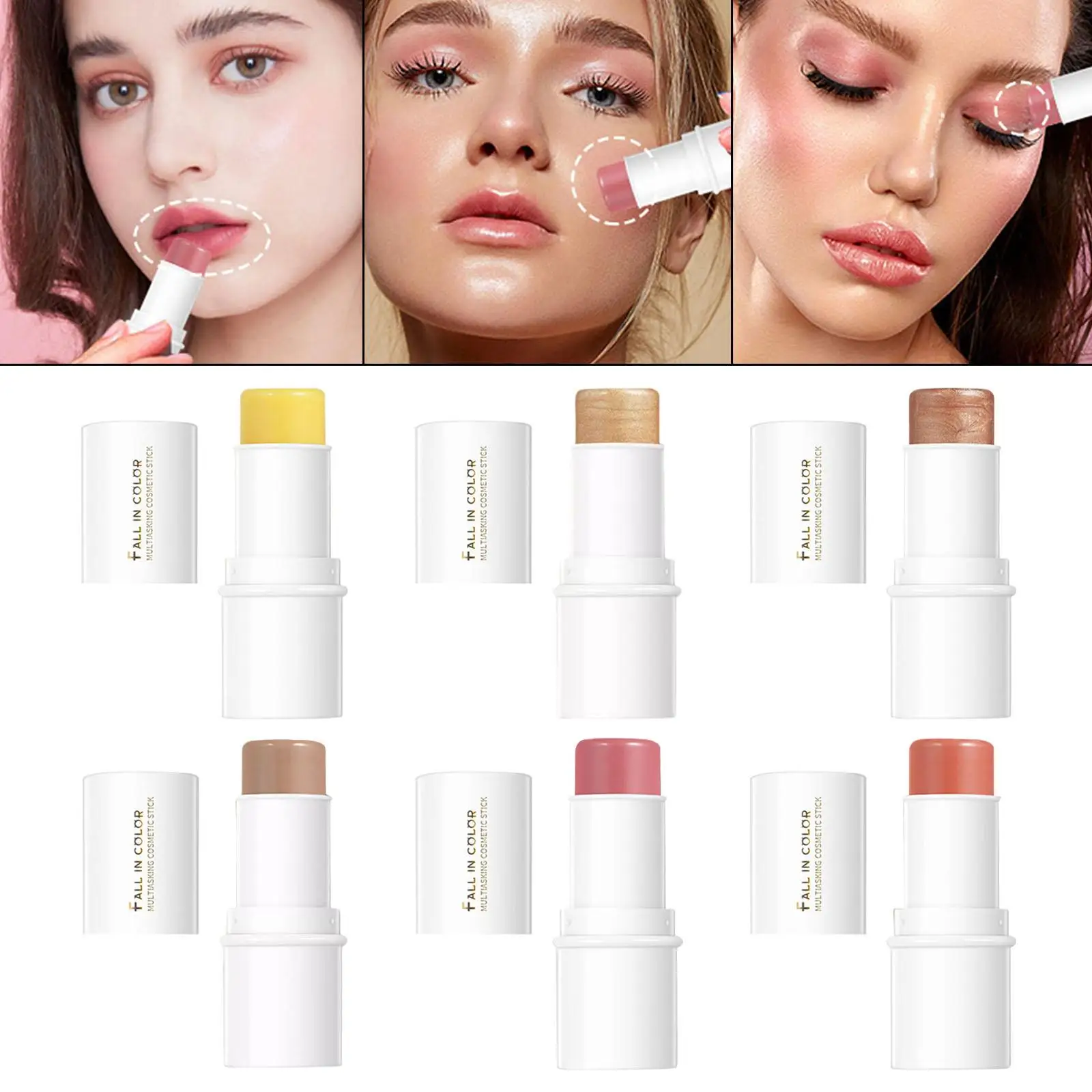 Make-up Mehrzweck Stick Blush Stick 3D Text marker für Auge alle Haut