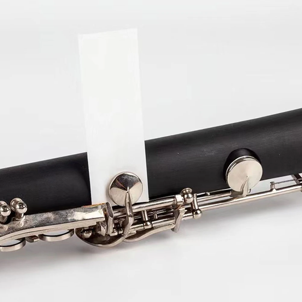 Almohadilla de limpieza de instrumentos, hoja de papel absorbente, accesorio de secado de humedad para clarinete, almohadillas musicales, instrumentos de juguete, 100 Uds.