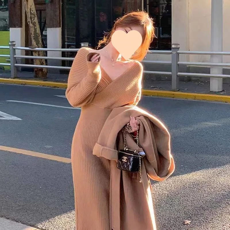 

Knee Length Pullovers Elegant Sweaters Jumpers Women Fashionable Soft Morning Basictops Open-Knit Buttons Lace Bottoming-Shirt