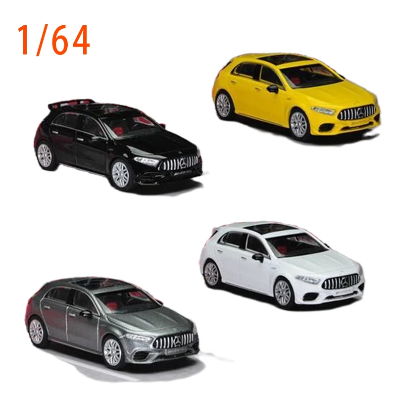 Diecast Model Car 1/64 Mercedes MB AMG A45 S Car ModeI Benz AMG A45 Play Vehicles Toys for Boys