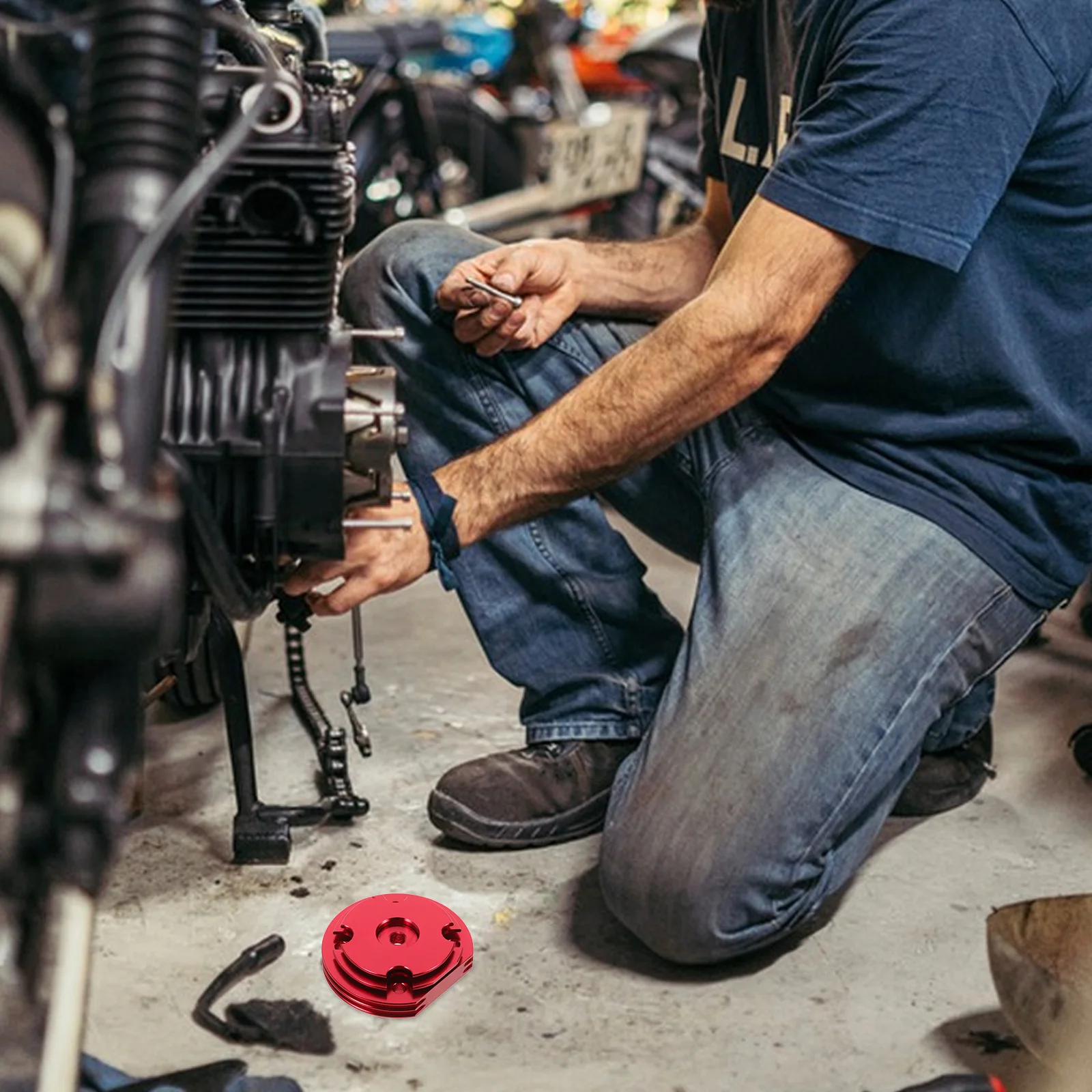 

High-Performance Engine Cylinder Head Cover Stylish Colorful Upgrade for 49Cc 60Cc 80Cc Mini Bikes Modification Part