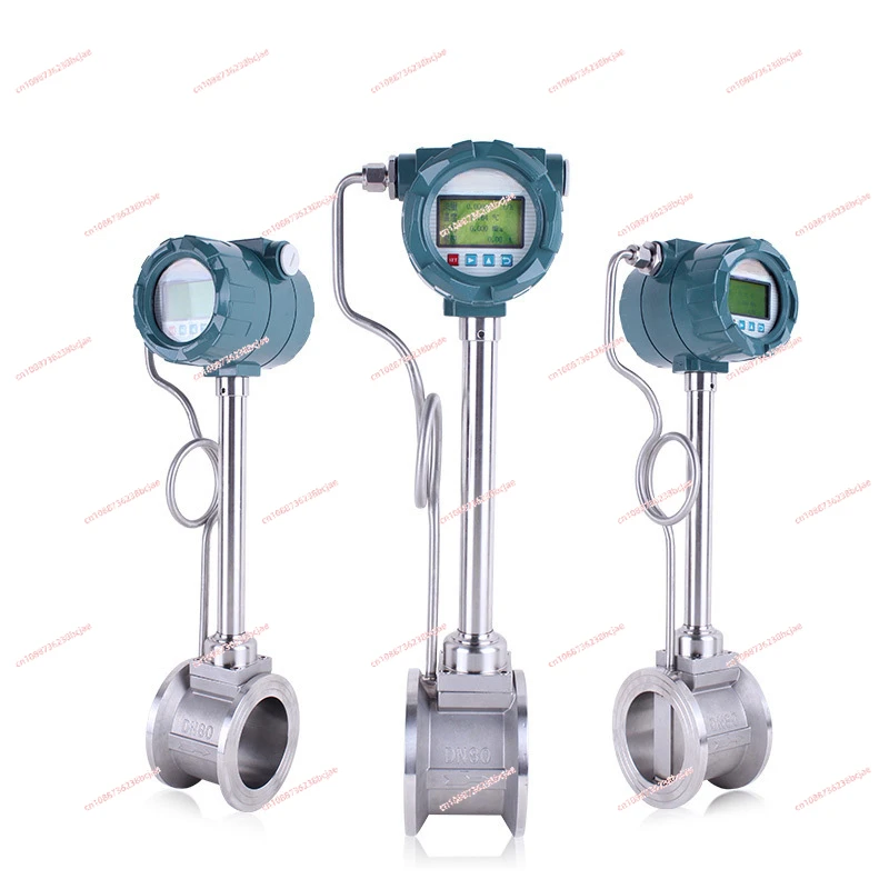 Intelligent LUGB Vo rtex Flowmeter Digital Display DN50 Liquid Gas Steam Explosion proof High Precision with