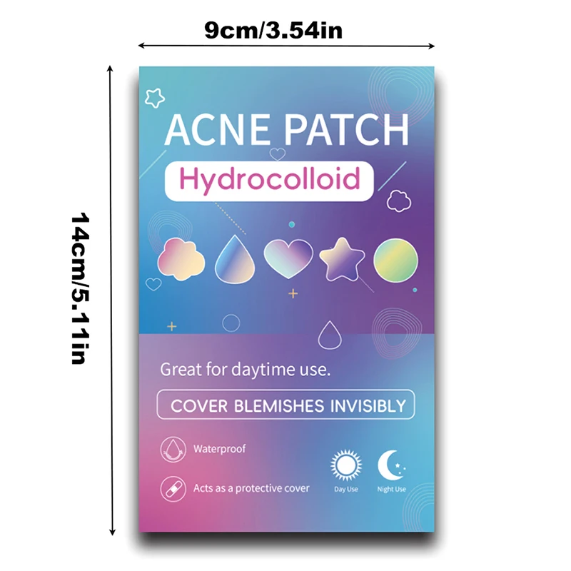 180/400 Uds acné parche para espinillas pegatina impermeable tratamiento de acné herramienta para eliminar espinillas mascarilla Facial cuidado de la piel espinillas ocultas