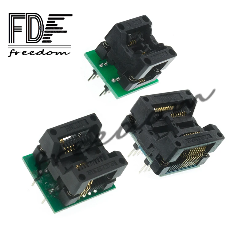 SOP16 To DIP8 Wide-body Seat Wide 150mil 200mil 208mil 300mil Programmer fdf SOP8 Luck Adapter Socket For EZP2010 EZP2013 CH341A