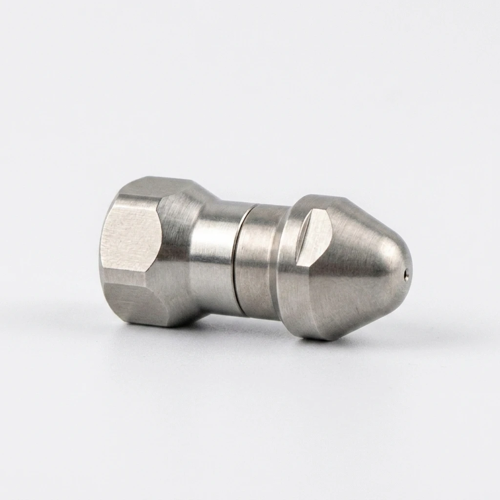 G1/2 inner thread Water Gun 8L/17L Pagoda high-pressure Nozzle Cleaning Dredging Of Sewage Sludge Nozzle 7 Holes Front 1 Back 6