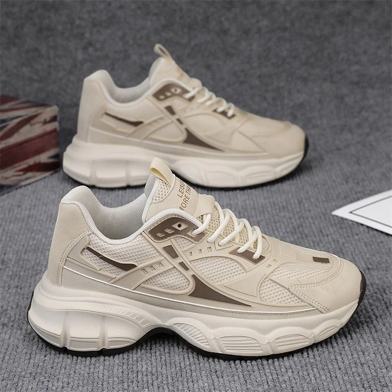 

Мужская модная повседневная спортивная обувь, четыре сезона, дышащие, нескользящие уличные кроссовки на мягкой подошве, студенческие кроссовки на толстой подошве