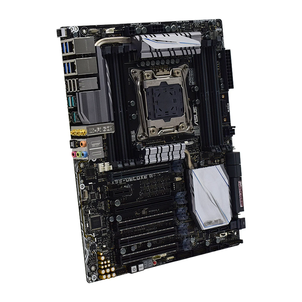 Imagem -02 - Placa-mãe X99 para Asus X99-deluxe ii com Chipconjunto Intel X99 Soquete Lga 2011-v3 Suporte Core i7 Intel 14nm Cpu Xeon Ddr4 128gb