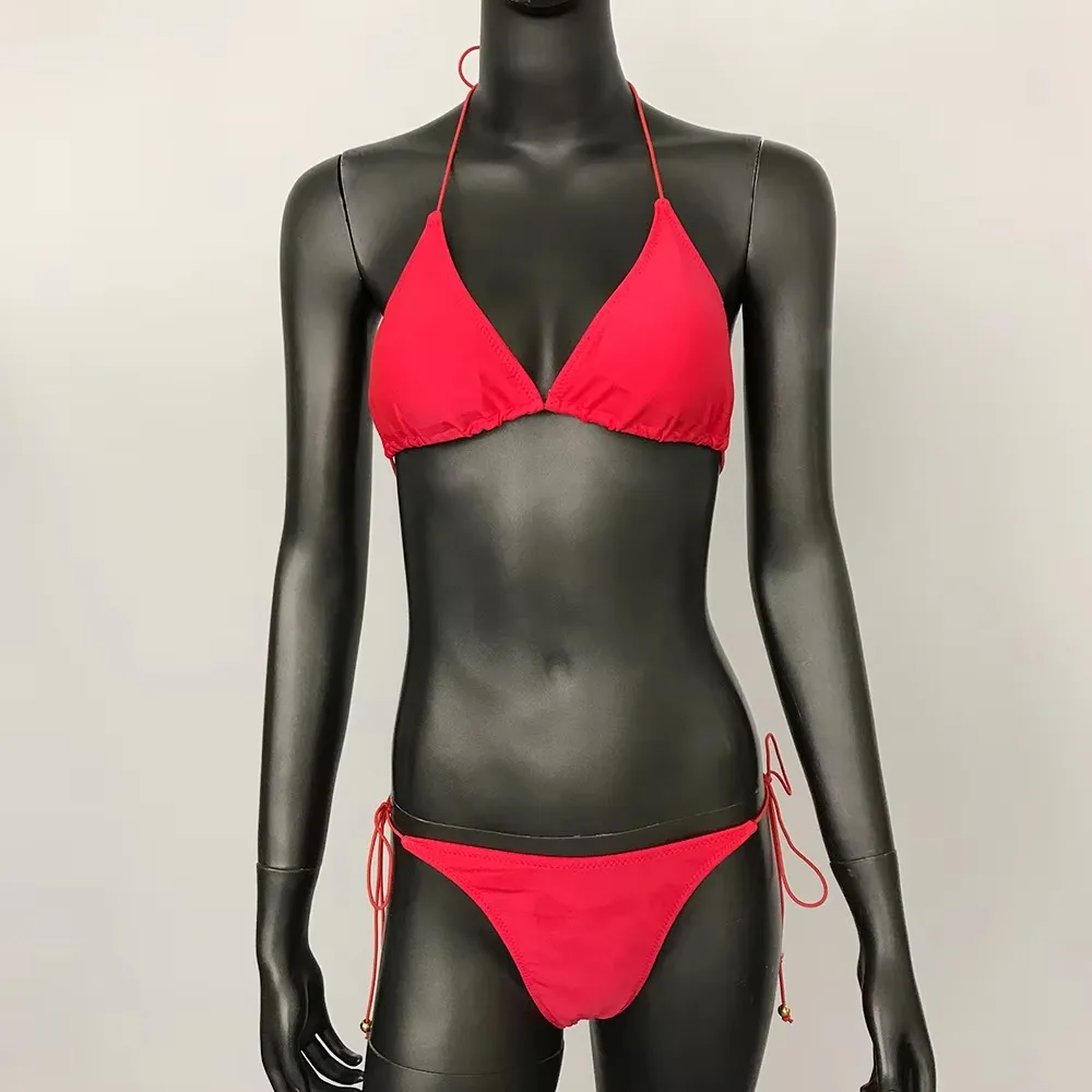 Bathing Suit Women Swimwear Solid Mini Bikini Set Brazilian Biquini Swimming Suits Beachwear Micro Bikini Sexy Swimsuit Female