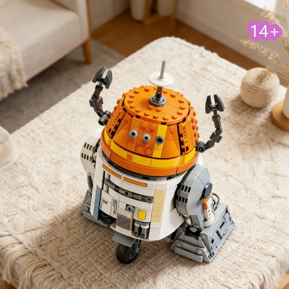 

Конструктор-головоломка 2026: Научно-фантастический дроид-астромех (1039 деталей, модель 75416) — идеальный подарок на Рождество