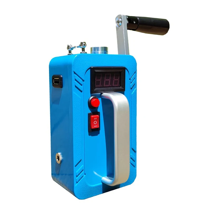 

Portable Hand Crank Generator DC/USB 5V/5W Small Appliances Charging Treasure Outdoor Mobile Phone Emergency Manual Generator