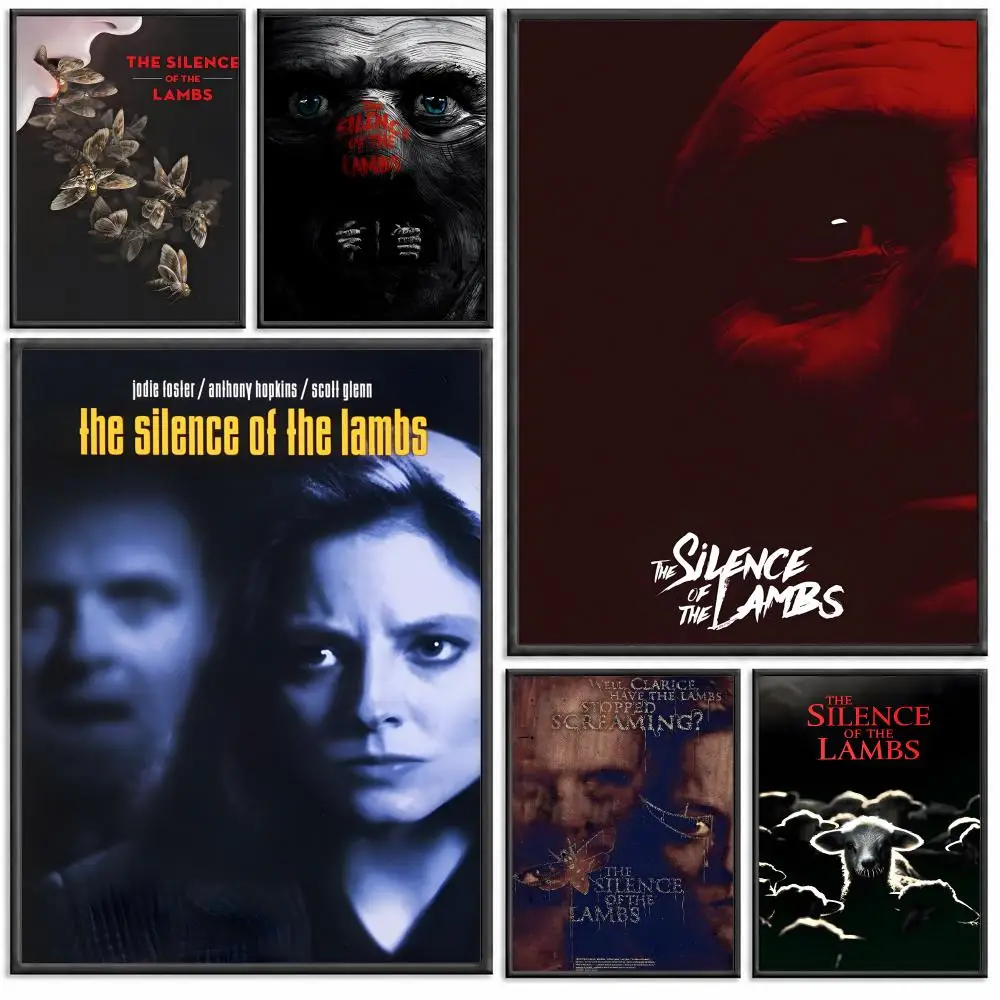 Affiche de film The Silences of the Lambs, en papier PP moderne, décoratif pour mur de café, bureau, bar, décoration murale pour la maison, cadeau