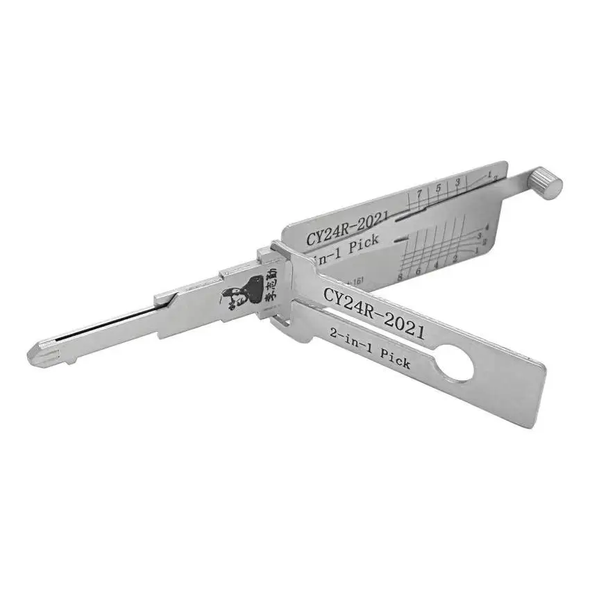 Lishi 2-In-1 LOCKSMITH TOOL Reverse Anti-Glare CY24 FOR  Jeep Cherokee 2021