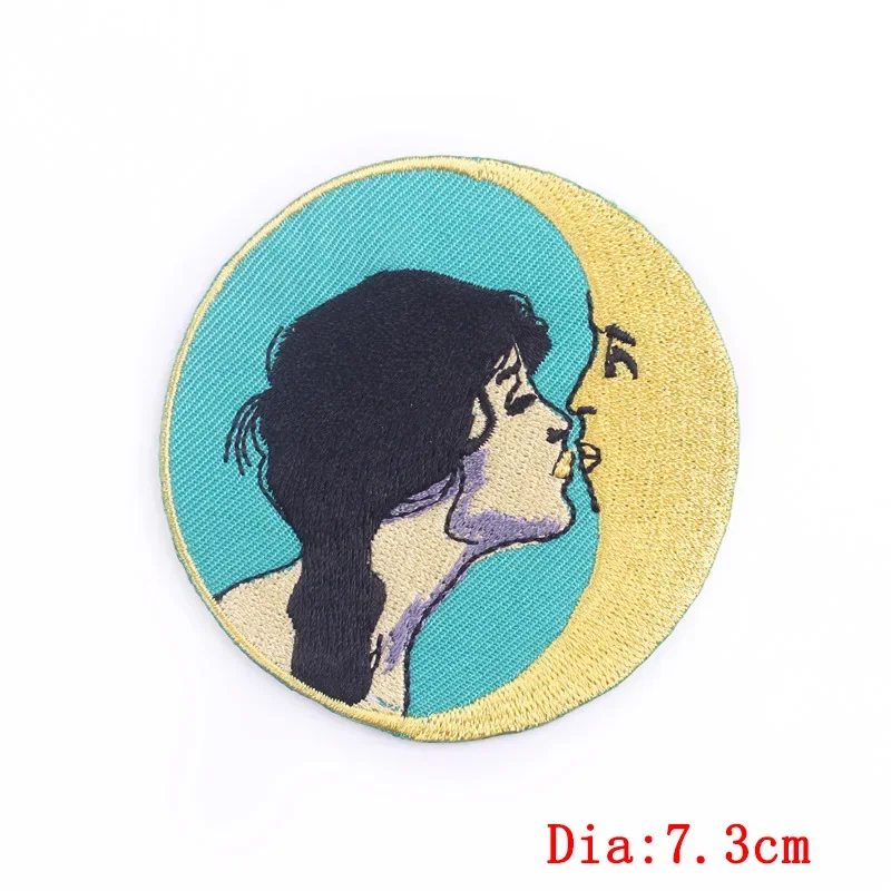 Iron On Patches for Clothes Gorilla Clothing Stickers Fabric Sewing Embroidered Patch Thermal Adhesive Applique Fusible Badges