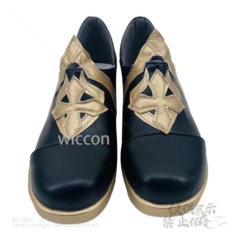 أنيمي لعبة Genshin تأثير Mondstadt Dahlia تأثيري أحذية أحذية هالوين عيد الميلاد أداء أحذية مخصصة 34-45 النساء الرجال