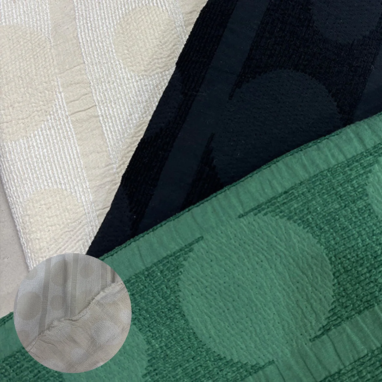 Chenier классическая жаккардовая европейская и американская ткань для одежды в горошек, льняная хлопковая текстура, ткань для одежды