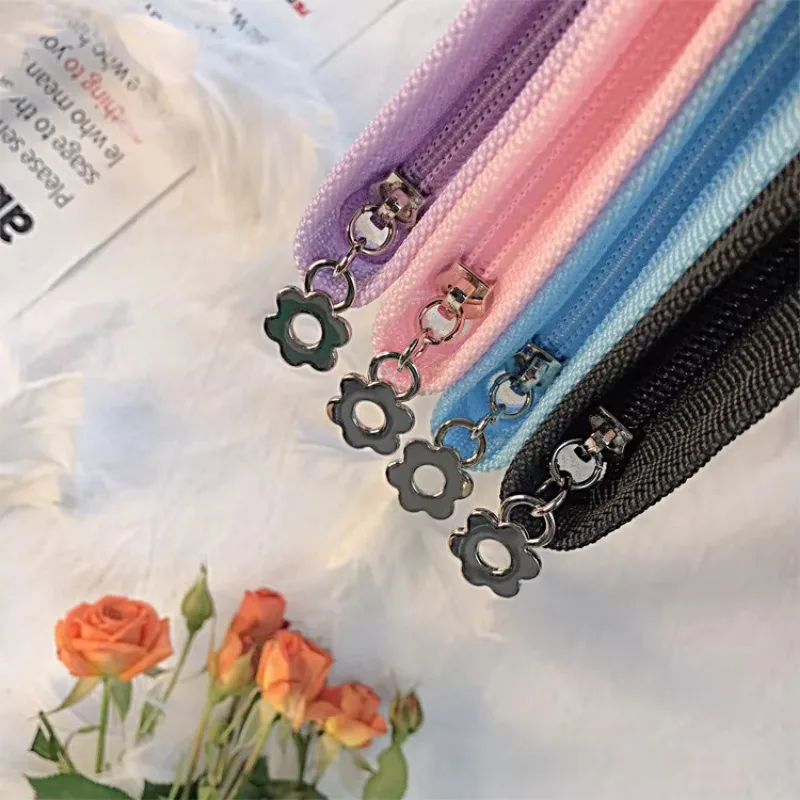 PVC PP Glitter Transparent Storage Organizer Bag A5 A4 Zipper File Bag File Folder Case Bags Stationery Holder view 4