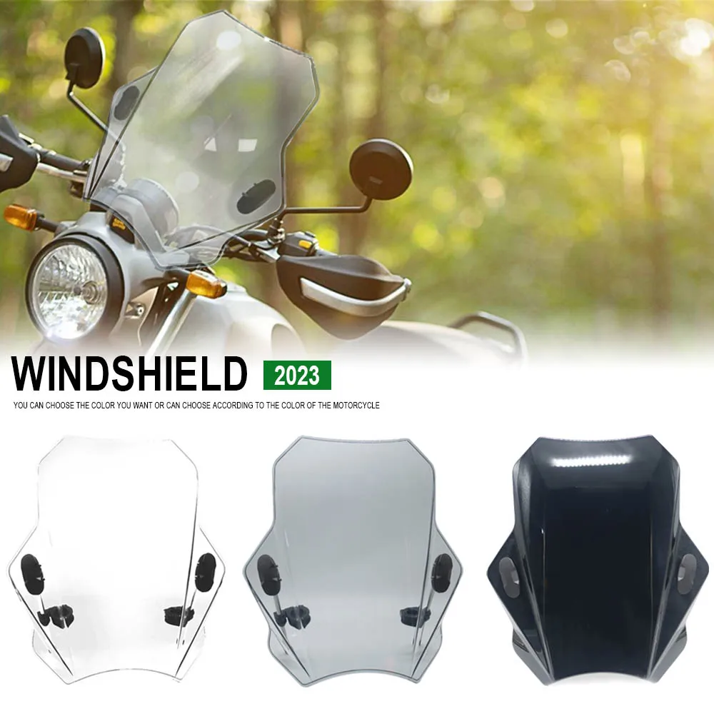 For Himalayan Scram411 himalayan scram 411 2022 2023 Universal Motorcycle Windscreen Windshield