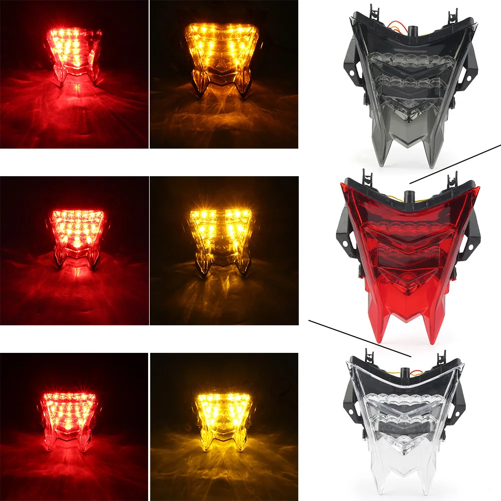 Motorcycle Taillight Integrated Turn Signal LED Tail Light For BMW S1000RR 2009-2018 & HP4 S1000R 2014-2016 White Black Red