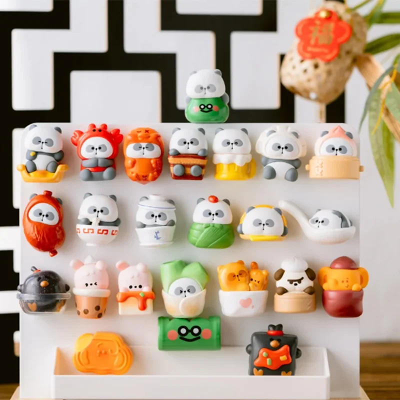 

Mr.pa China World Hotel Panda Series Refrigerator Sticker Blind Box Guess Bag Toys Doll Anime Figure Ornaments Mystery Box Dolls