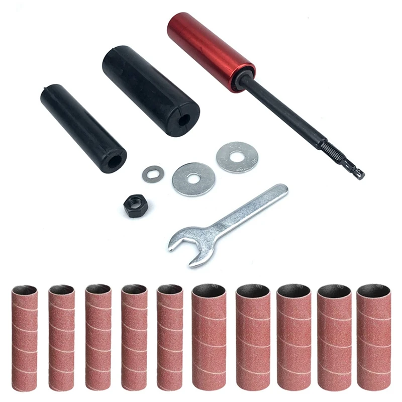 

Sanding Rod Replacement Sanding Wood Metal Plastic Glass Stone Mini Belt Sander Electric Drill Lithium Electric Drill Conversion