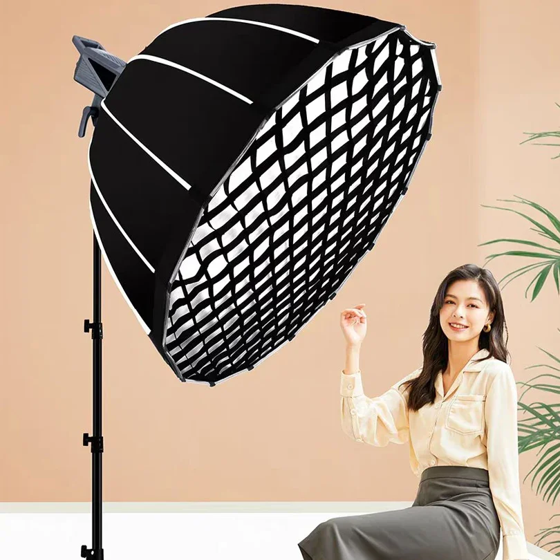 200 واط التصوير ضوء عدة صندوق إضاءة LED COB لايف الفيديو الضوئي الشمس ملء ضوء سطوع عالية CRI 95 + 2700-6500 كيلو 220 فولت عكس الضوء #1