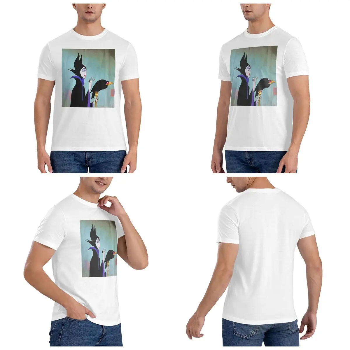 Disney Villains Challenge T-Shirt for Men Cotton Plus Size T Shirts Men's Short Sleeve Round Neck Summer Clothes Tops S-6XL