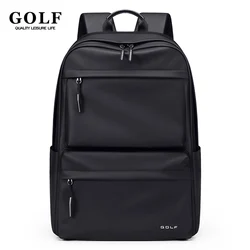 GOLF Backpack 17 3 Inch Laptop Mens Waterproof Backpacks Bags Minimalist Oxford Black Computer Versatile Travel Bag Large Size