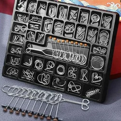 Disentanglement Iron Link Unlock Interlock Game Metal Puzzles Brain Teasers Iq Test For Adults And Children Educational Toys